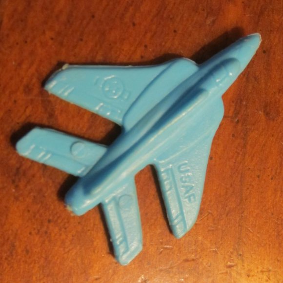 Vintage Cracker Jack Plastic Airplane: US Air Force Jet - Picture 3 of 7
